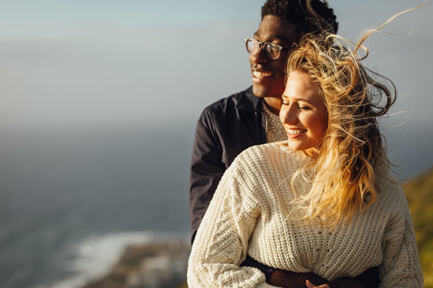 Romantic Couple Enjoying Each Other's Company